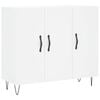 vidaXL Aparador 90x34x80 cm derivados de madeira branco