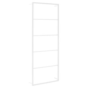 vidaXL Toalheiro Branco 45x10x115 cm A&ccedil;o