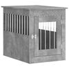 vidaXL M&oacute;vel casota para c&atilde;o 55x75x65 derivados madeira cinza-cimento