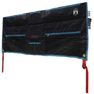 vidaXL Saco de Armazenamento Preto e Azul 98 x 47 cm oxford