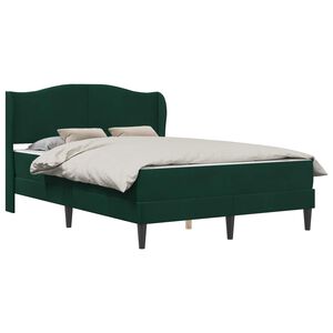 vidaXL Estrutura da Cama Verde-Escuro 120 x 200 cm Veludo