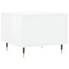 vidaXL Mesas de centro 2 pcs 50x50x40 cm branco brilhante
