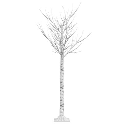 vidaXL Árvore de Natal 140 LEDs salgueiro int./ext. 1,5m branco frio