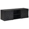 vidaXL Gabinete para TV com prateleira Preto 105 x 30 x 35 cm