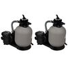 vidaXL Bombas de filtragem por areia 2 pcs 600 W 17 000 l/h