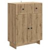 vidaXL Buffet Carvalho Arttisan 66 x 34,5 x 90 cm Derivados de Madeira