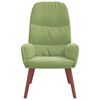 vidaXL Cadeira de descanso veludo verde-claro