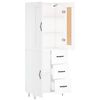 vidaXL Arm&aacute;rio alto 69,5x34x180 cm derivados de madeira branco