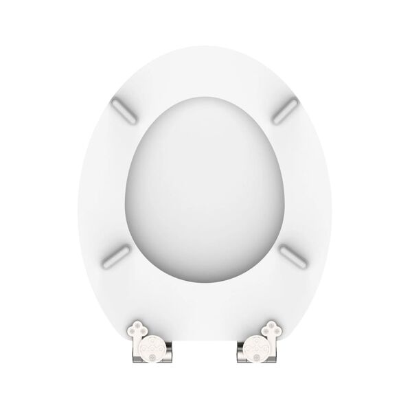 SCHÜTTE Assento de sanita WHITE núcleo de madeira