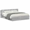 vidaXL Estrutura de Cama com Armazenamento Sonoma cinzento