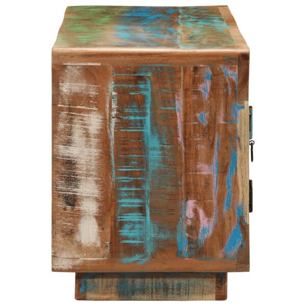 vidaXL M&oacute;vel de TV 110x30x40 cm madeira recuperada maci&ccedil;a