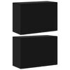 vidaXL Capas de jardim para barbecue a g&aacute;s 2 pcs 6 ilh&oacute;s 180x80x125 cm