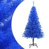 vidaXL &Aacute;rvore de Natal artificial com suporte 120 cm PVC azul