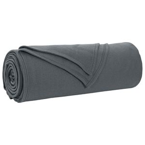 vidaXL Manta Cinzento-Escuro 210 x 140 cm 0.41 kg L&atilde;