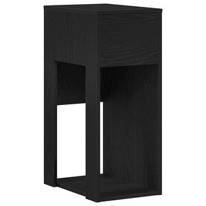 vidaXL Suporte torre de computador com gaveta 30x44x74 cm preto