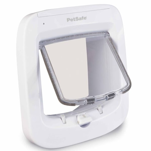 PetSafe Porta para gatos com microchip branco PPA19-16145