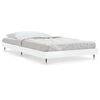 vidaXL Estrutura cama 90x190 cm derivados de madeira branco brilhante