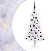 vidaXL &Aacute;rvore de Natal Artificial com 150 LEDs Branco 150 cm PVC e A&ccedil;o
