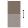 vidaXL Persiana de enrolar 80x150 cm largura tecido 75,7 cm poli&eacute;ster