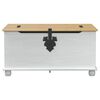 vidaXL storage box Branco 90 x 78 x 45 cm Madeira de Pinheiro S&oacute;lida