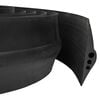 vidaXL Selante de Piso para Garagem Preto 74 x 20 mm 1 m Borracha EPDM