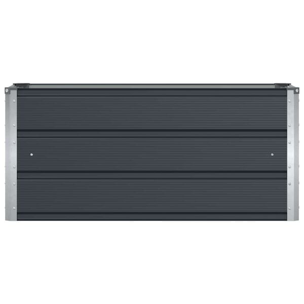 vidaXL Floreira Antracite 100 x 40 x 45 cm A&ccedil;o