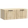 vidaXL Gabinete de TV de Parede Carvalho Sonoma 78,5 x 41 x 30 cm