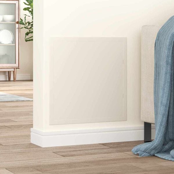 vidaXL Pain&eacute;is de Acesso Branco 40 x 40 cm Pl&aacute;stico ABS