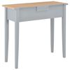 vidaXL Toucador/mesa consola 79x30x74 cm madeira cinzento