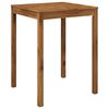 vidaXL Mesa de Bar de Jardim Natural 80 x 80,5 x 105 cm