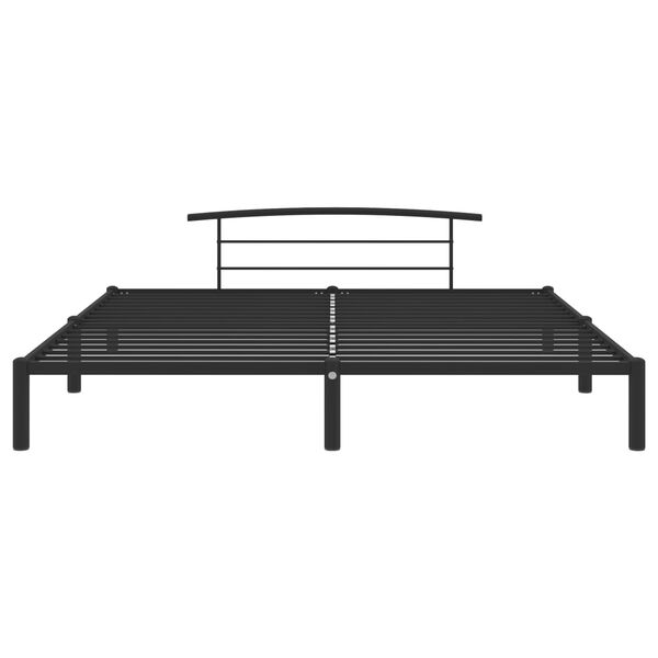vidaXL Estrutura de cama 200x200 cm metal preto