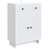 vidaXL Buffet Branco 66 x 34,5 x 90 cm Derivados de Madeira