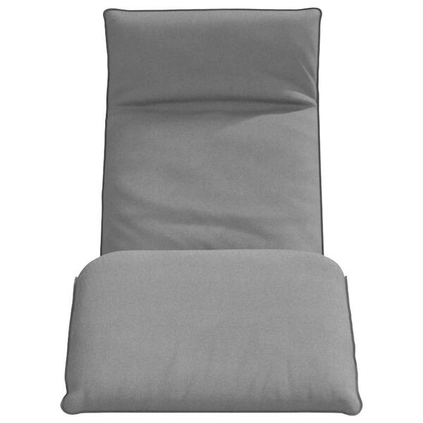 vidaXL Espregui&ccedil;adeira dobr&aacute;vel 175x54x8,5 cm tecido Oxford cinzento