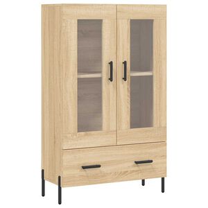 vidaXL Arm&aacute;rio alto derivados de madeira 69,5x31x115cm carvalho sonoma