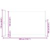 vidaXL Toldo lateral retr&aacute;til para p&aacute;tio 170x300 cm preto