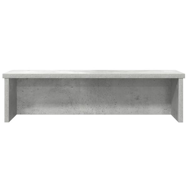vidaXL Racks de cozinha empilh&aacute;vel 2 pcs concreto cinza 60x15x16 cm
