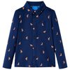 Camisa de crian&ccedil;a azul-marinho 104
