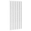 vidaXL Cortina de Insetos Chenille Cinza Claro e Branco 100 x 200 cm