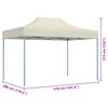 vidaXL Tenda de Festa Creme 280 x 410 x 315 cm Tecido Oxford
