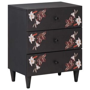 vidaXL Mesa-de-cabeceira com gaveta Multicolor 50 x 33 x 60 cm