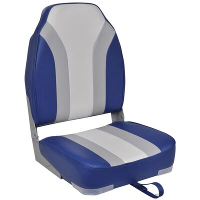 vidaXL Cadeiras para barco dobráveis 2 pcs com encosto alto