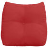 vidaXL Travesseiro para Costas Vermelho 45 x 24 x 50 cm tecido