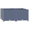 vidaXL Canteiro elevado 80x80x38 cm polipropileno