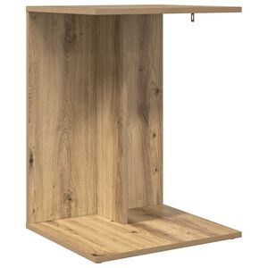 vidaXL Mesa Lateral Carvalho Artesanal 45 x 40 x 62,5 cm