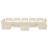 vidaXL 8 pcs conjunto lounge de paletes madeira de abeto impregnada