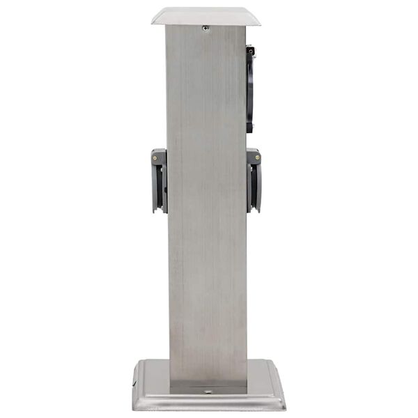 Coluna tomada com timer em aço inoxidável