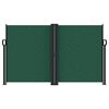 vidaXL Toldo lateral retr&aacute;til 140x1000 cm verde-escuro