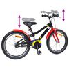 vidaXL Bicicleta Infantil 20 Polegadas para 6-11 Anos Azul Branco