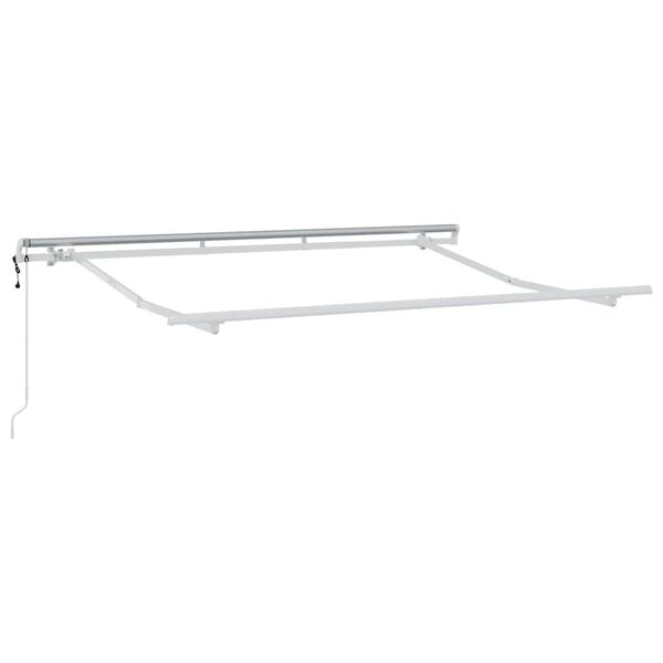 vidaXL Toldo Retr&aacute;til Castanho 250 x 200 cm tecido