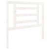 vidaXL Cabeceira de cama 96x4x100 cm pinho maci&ccedil;o branco